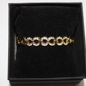 Golden and Rhinestone Bracelet
